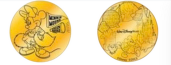 Disney All Star Sports Resort Cheer Minnie Collectible Coin Medallion New