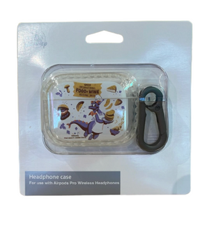 Disney EPCOT Food & Wine 2023 Figment Chef Headphone Case Airpods Pro Wireless
