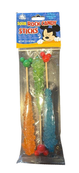 Disney Parks Mickey Mouse Character Bites Sour Rock Candy Sticks New With Tag