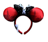 Disney Parks Epcot Italy Minnie Ciao Bella Dots Ears Headband New with Tag