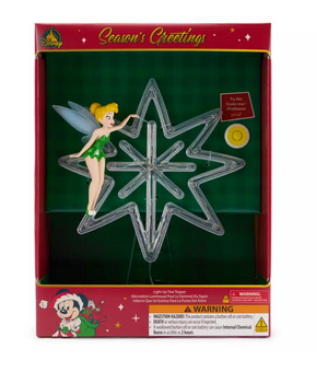 Disney Parks Tinker Bell Light-Up Holiday Tree Topper – Peter Pan New With Box