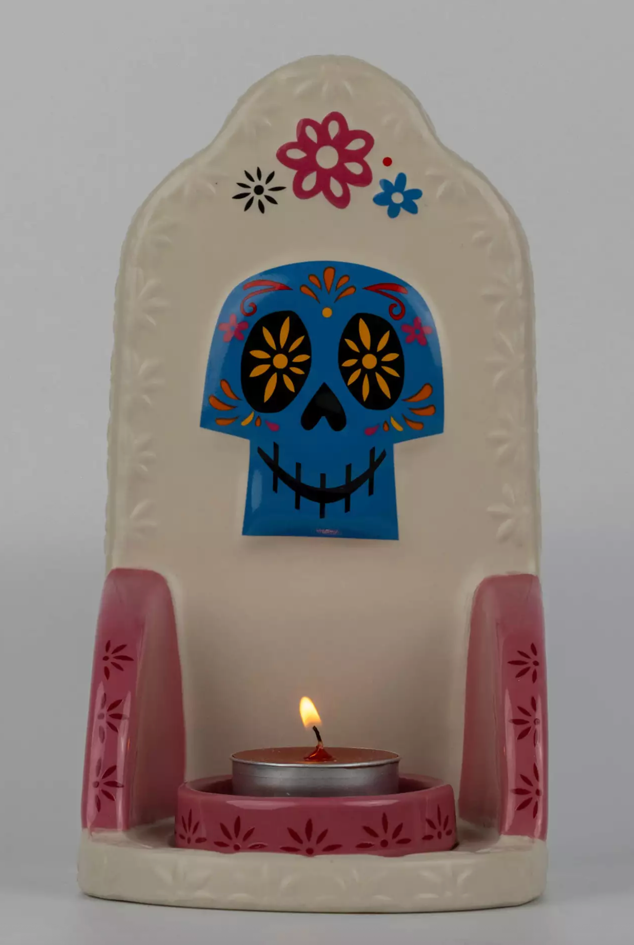 Disney Parks Coco Sugar Skulls Candle Holder New With Tag