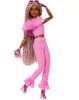 Barbie Deluxe Style 11" Doll #4 Jumpsuit Pink and Brown Braided Hair New w Box