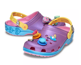 Disney Parks Alice in Wonderland 75th Clogs Crocs D23 Event M4/W6 New With Tag