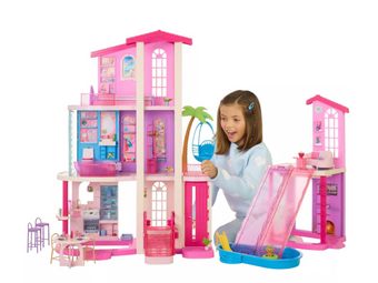 Barbie Dream House Dollhouse 2026 Pools Slides Elevator with 3 Levels 65+ Pieces
