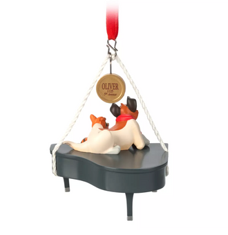 Disney 35th Oliver & Company Legacy Sketchbook Christmas Tree Ornament New w Tag