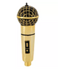 Robert Stanley Gold Microphone Glass Christmas Ornament New with Tag