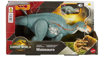Jurassic World Rebirth Wild Roar Maiasaura Dinosaur Action Figure Sound New