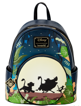 Disney Parks Lion King 30th Hakuna Matata Silhouette Mini Backpack New With Tag