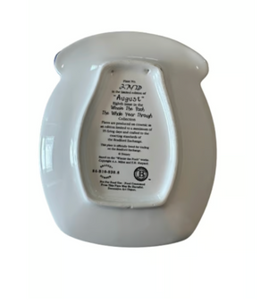 Disney Bradford Exchange Winnie The Whole Year Through August Plate New COA