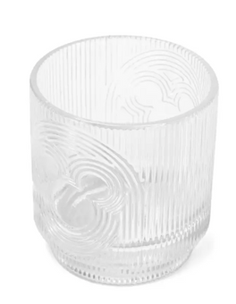 Disney Parks Mickey Mouse Icon Crystal Glass Home New with Tag