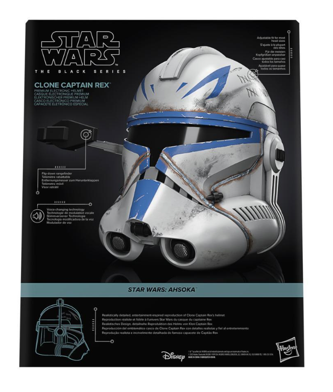 Disney Parks Star Wars The Black Series Clone Captain Rex Helmet New w – I Love Characters