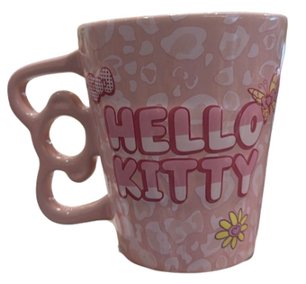 Universal Studios Hello Kitty on a Cloud Ceramic Coffee Mug Pink New With Tag
