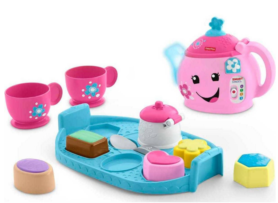Fisher-Price Laugh and Learn Sweet Manners Tea Set Toy New With Box