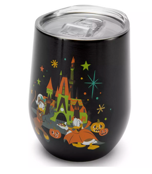 Disney Parks Halloween Donald and Daisy Trick or Treat Tumbler New