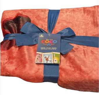 Disney Parks Coco Blanket Throw Plaid New With Tag