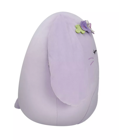 Squishmallows Easter 16" Bubbles Lavendar Bunny w Flower Crown Large Plush New