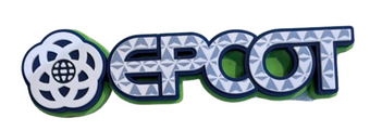 Disney Parks Walt Disney World Epcot Logo Symbol Magnet New With Tag