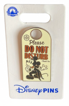 Disney Parks Tower of Terror Do Not Disturb Mickey Mouse Pin New with Card