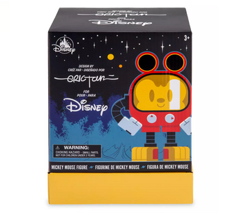 Disney Parks Mickey Vinyl Figure by Eric Tan with 1 Piece of Rocket New with Box