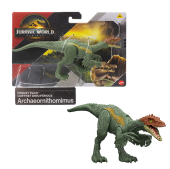 Jurassic World Rebirth Frenzy Pack Archaeornithomimus Dinosaur Figure Toy New