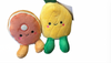 Hallmark Better Together Ham and Pineapple Magnetic Plush New With Tag