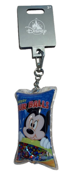 Disney Parks Food Miniature Keychain Mickey Mouse Cherry Sour Balls New With Tag