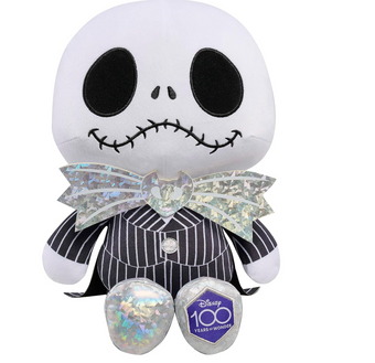 Disney Disney 100 Celebration Platinum Accents Jack Skellington Plush New