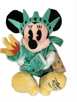 Disney Store New York Minnie as Lady Liberty Plush New with Tag