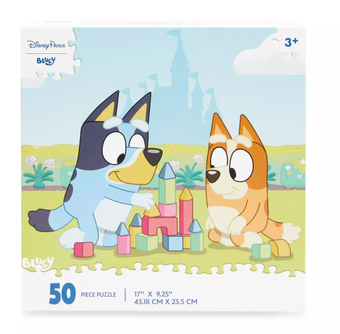 Disney Bluey and Bingo Disney Parks Puzzle New 50 Pieces