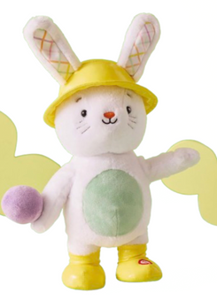 Hallmark Easter Hoppin' in the Rain Bunny Plush With Sound and Motion New w Tag
