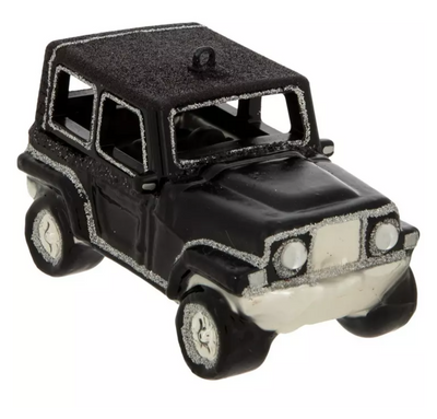 Robert Stanley Black Glitter SUV Glass Christmas Ornament New with Tag