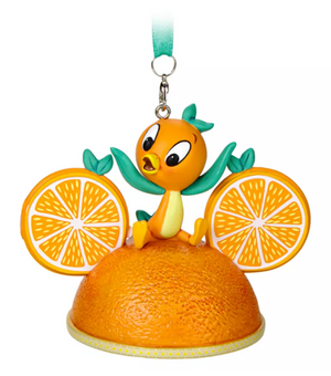 Disney Parks Orange Bird Sketchbook Ear Hat Christmas Ornament New With Tag