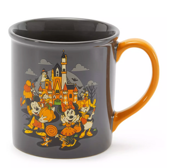 Disney Parks Halloween Mickey and Friends Happy Halloween Glossy Glaze Mug New