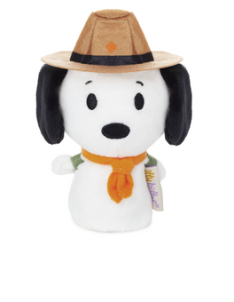 Hallmark Itty Bittys Peanuts Snoopy 50th Beagle Scouts Plush New with Tag