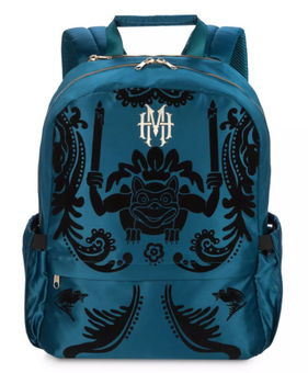 Disney Parks The Haunted Mansion Blue Backpack New With Tag