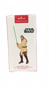 Hallmark 2024 Keepsake Star Wars: 25th Qui-Gon Jinn Christmas Ornament New Box