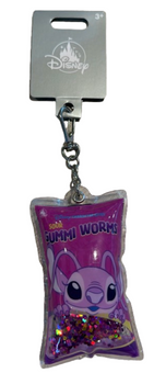 Disney Parks Food Miniature Keychain Angel Stitch Sour Gummi Warms New With Tag