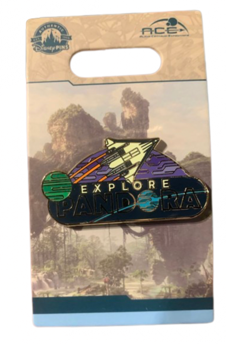 Disney Parks ACE Pandora World of Avatar EXPLORE Pin New With Card