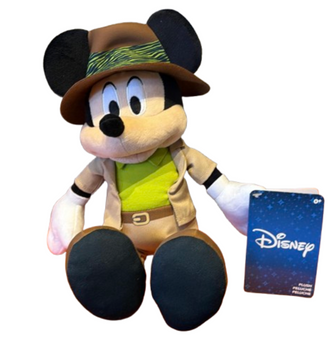 Disney Parks Animal Kingdom Safari Mickey Mouse Plush Toy New With Tag