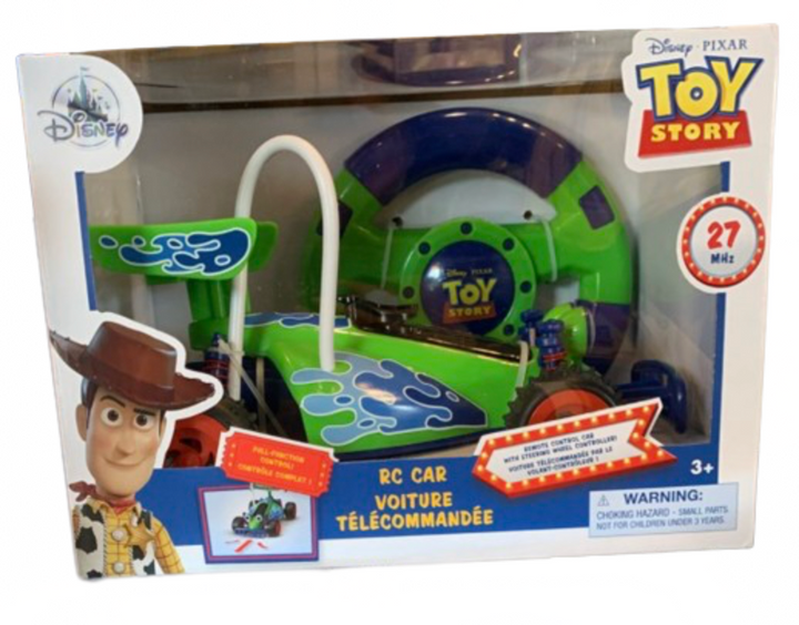 Disney Parks Toy Story Buzz Woody Green RC Car Remote Control New - Main Image