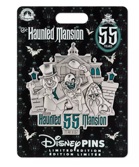 Disney Parks Hitchhiking Ghosts Haunted Mansion 55th Mini Jumbo Pin New W Tag