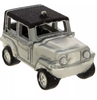 Robert Stanley Silver Glitter SUV Glass Christmas Ornament New with Tag