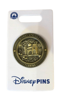 Disney Parks WDW Disney Springs Florida Metal Pin New With Card