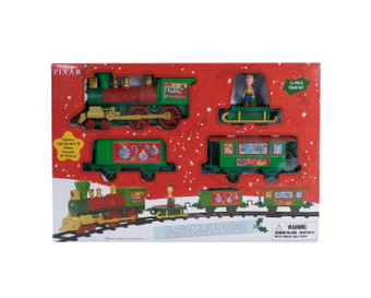 Disney Pixar Toy Story Holiday Train Set Locomotive Woody Sleigh Car New W Tag