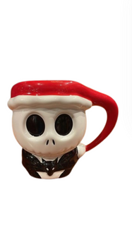 Disney Parks The Nightmare Before Christmas Santa Jack Ceramic Coffee Mug New