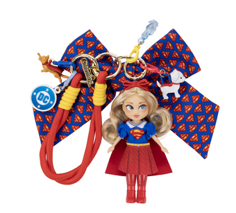 DC Supergirl Charming Doll Bag Charm with Accessories Toy New with Box