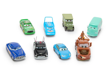 Disney Parks Pixar Cars Mega Figurine Set 17 McQueen Tow Mater Fillmore New