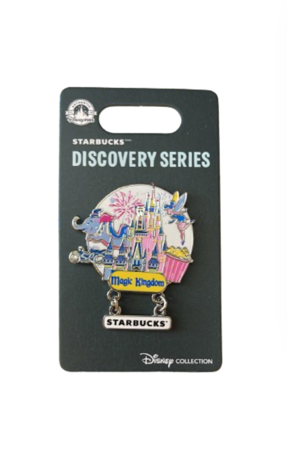 Disney Parks 2024 Starbucks Discovery Series Magic Kingdom Pin New with Card