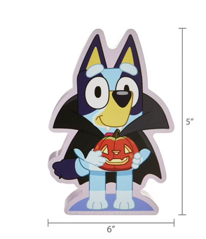Bluey Halloween Bluey Vampire Costume Wooden Collectible Tabletop Decor New